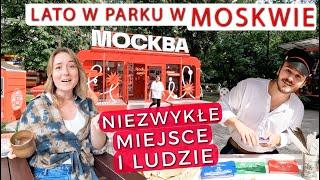 ROSJANIE w parku w centrum MOSKWY