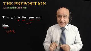 The Prepositions | Preposition of Place and use of the Prepositions of Place | Aliz English Club