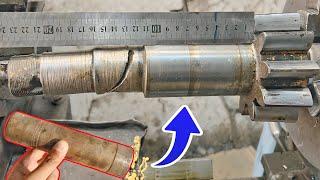 Budget-Friendly Fix \Repair a Broken Drive Shaft Without Welding \ Threads Method Used For Repairing