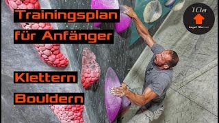 Trainingsplan für Anfänger | Klettern - Bouldern