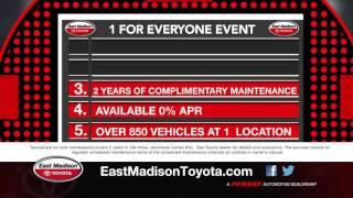 Many Reasons to Shop at East Madison Toyota!