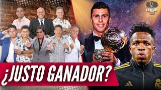 ¡Rodri LE GANA EL BALÓN DE ORO a Vinícius Jr.!