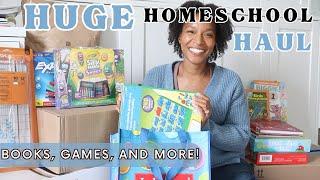 HUGE HOMESCHOOL HAUL | AMAZON | TARGET | WALMART | THRIFTBOOKS | LAKESHORE