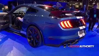 2020 Ford Mustang Shelby GT500 cold start, revs