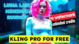 Get Kling PRO AI for FREE: No Watermark & Lightning-Fast AI Text-to-Video Generation