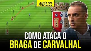 A TÁTICA DE CARVALHAL PARA ATACAR | ANÁLISE DO ESTILO DE JOGO DO SC BRAGA 2021-22