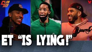 Jayson Tatum CALLS OUT Evan Turner for LYING about beating him 1v1 at Celtics practice | Club 520