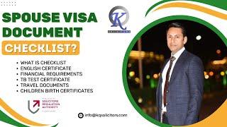 Ultimate UK Spouse Visa Document Checklist 2023 | Get Approved FAST! 