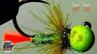 Never Leaves My Box! Fly Tying a Mayfly or Caddis Attractor "The Baetis Bomb" #flyfishing #flytying