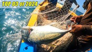 Top Fishing Videos In 2024  | Amazing Giant Trevally Fish  And Various Fish Catching In Sea