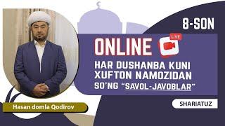 14-феврал куни соат 19:45 да жонли тарзда  савол-жавоблар бўлиб ўтади. 8-сон