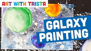 Galaxy Painting Tutorial - Art With Trista