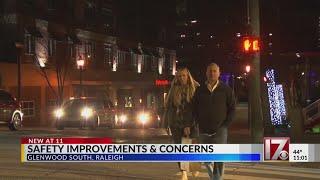 Safety improvements and concerns in Glenwood South in Raleigh