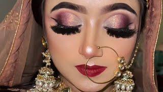 Bridal Makeup tutorial step by step || Nadia’s makeover