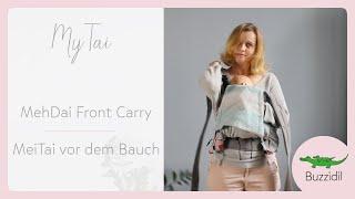 MyTai vor dem Bauch | MyTai Front Carry | Buzzidil Mei Tai | Meh Dai Baby Carrier