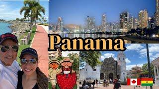 Viaje a Panama, paseamos en bici por la cinta costera y probamos su comida tipica