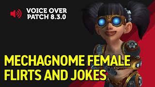 Mechagnome Female Allied Race Flirts and Jokes