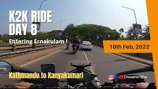 Day 8 _ K2K Ride _ Bike Service Day at Ernakulam _ KTM Adventure 250 _ Nepali Bikers in India