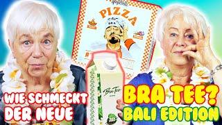 SENIOREN testen NEUEN BRA TEE und SUCUK Pizza (Gangstarella) | Oma Geht Steil 