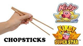 Kirby - Gourmet Race using chopsticks 