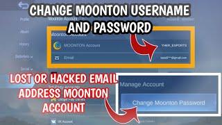 Change/Remove/Disconnect Moonton Username and Password lost or hacked Mobile Legends 2023
