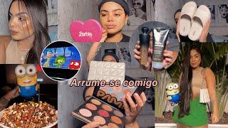 ARRUME-SE COMIGO PARA SAIR- make, look e cabelo  #arrumesecomigo #searrumecomigo