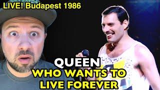 QUEEN Who Wants To Live Forever LIVE Budapest 1986 | REACTION