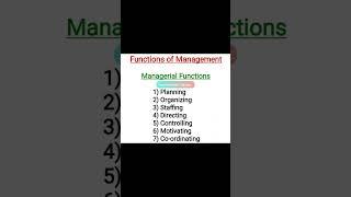 Part - 1 || Functions of Management || Managerial Functions || UGC NET Commerce Business Management