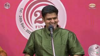 Dr.Srirangam Venkatanagarajan (Vocal) - Mudhra’s 29th Fine Arts Festival