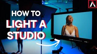 How to Light a Film Studio | Overhead Stage Lighting Explained