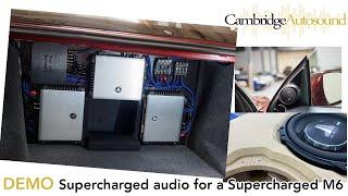 Supercharged BMW M6. Supercharged audio upgrade - Audiotec Fischer Helix, JL Audio, Morel, Jenhert