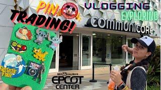 First Time at CommuniCore Hall | Epcot Center | Pin Trading, Exploring, Reviewing & Rides |