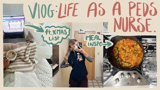 Weekend as a Pediatric nurse: Finding Balance, What's on my Christmas List, & dinner recipes!