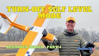 How to fly rc plane without self level gyro