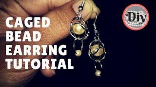 Caged Bead Earring Tutorial | Chainmaille Earring