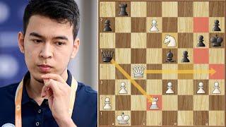 Cold Calculation || Nodirbek Abdusattorov vs Aravindh Chitambaram || 2nd UzChess Cup 2025