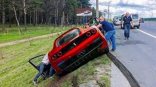 Expensive Supercar Fails Caught on Camera