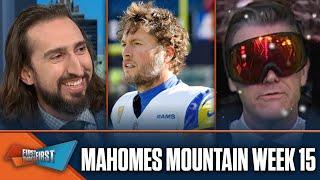 Stafford, Goff and Burrow climb up Mahomes Mountain heading into Week 15 | NFL | FIRST THINGS FIRST