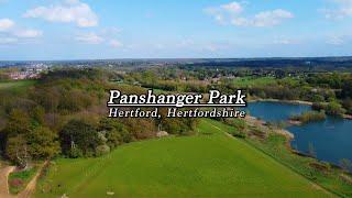 Panshanger Park, Hertford, Hertfordshire - 4K Drone Footage - 2023