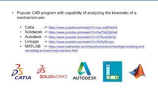 Mechanism - Lecture5 - Introduction to CAD