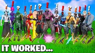 I Pretended To Be EVERY Boss In Fortnite History!