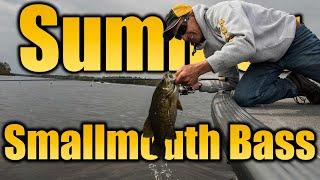 Summer Smallmouths on Lakes with Suspended Baitfish