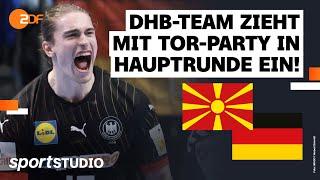 Nordmazedonien – Deutschland | Handball-EM 2024 | sportstudio