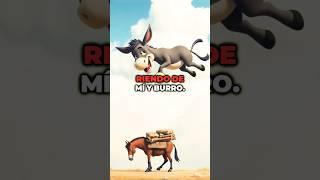 La Lección que el Burro le Dejó al Caballo #cuentosinfantiles #animales #humor #parati #foryou #fyp