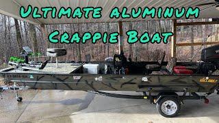 Jon boat crappie set up. Fully Rigged.