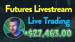 +$27,463.00 Profit - LIVE Day Trading! Market Clubhouse Futures Livestream - November 19th, 2024