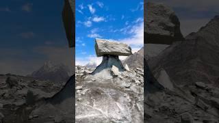 Subhan Allah || Allah ka qubrat daikho || Stone over Melting Glacier Ice || K2 Base Camp Trek 2024