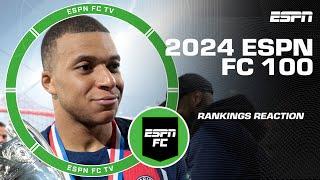 2024 ESPN FC 100 Rankings Reaction  | ESPN FC