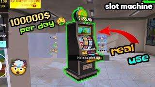 HOW TO USE SLOT MACHINE IN SUPERMARKET SIMULATOR....