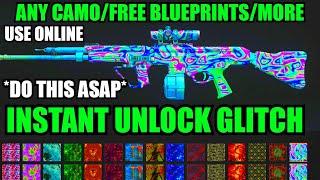 *use asap* INSTANT UNLOCK GLITCH MW3! UNRELEASED CAMOS/BLUEPRINTS/MORE! MW3 GLITCHES! WARZONE GLITCH